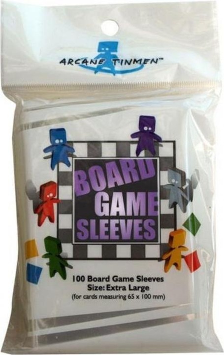 Actual product image Arcane Tinman Board Games Sleeves - Extra Large (65x100mm) - 100 Vnt