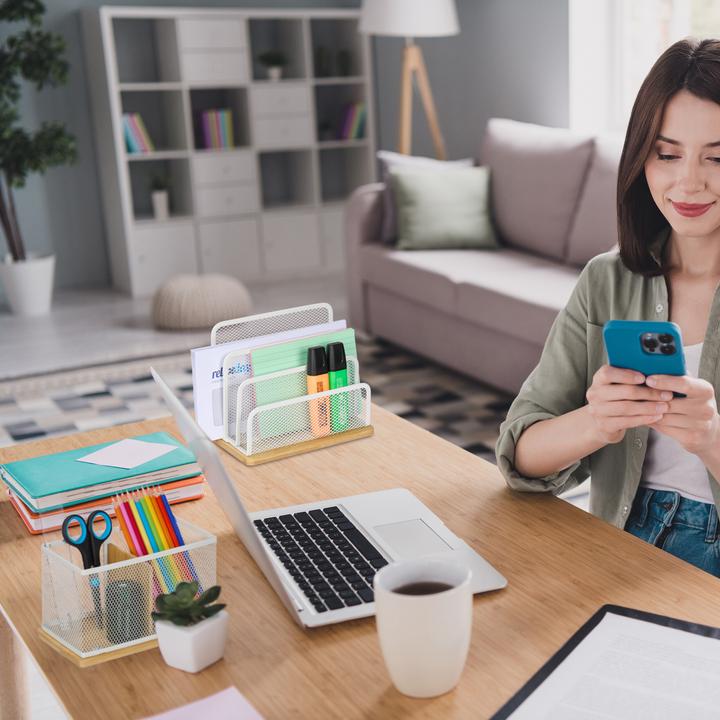 Produktbild Relaxdays 2-tlg. Schreibtischorganizer Set