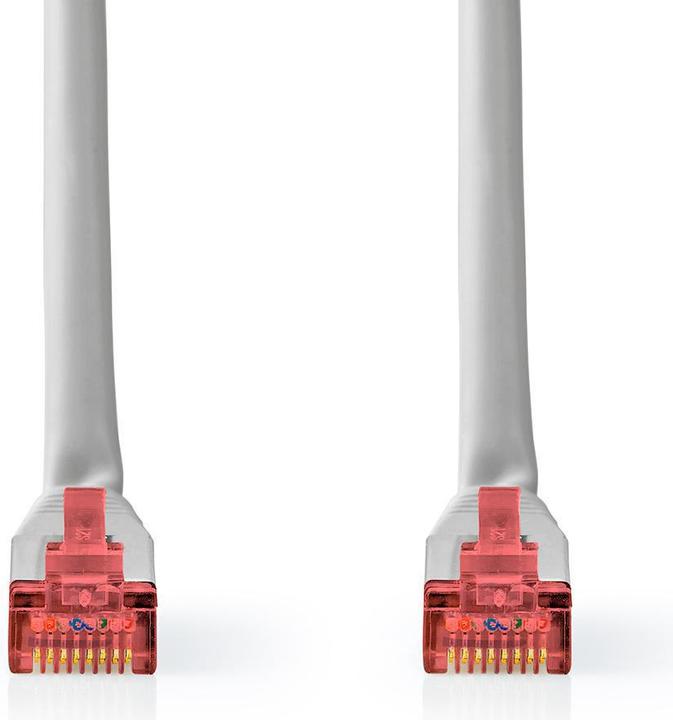 Produktbild Nedis CCGT85221GY200. Kabellänge: 20 m, Kabelstandard: Cat6, Kabelschirmung: S/FTP (S-STP), Anschluss 1: R (S/FTP, CAT6, 20 m)