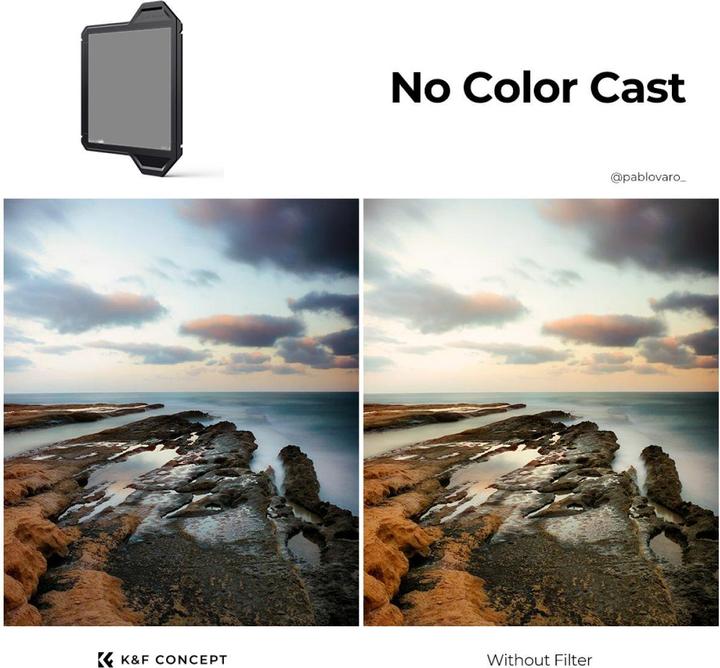 Actual product image K&F Concept Concept 100x100 ND8 Filter w/ Frame (X-Pro Series) (100 mm, Neutral density filter, 20000 mm)