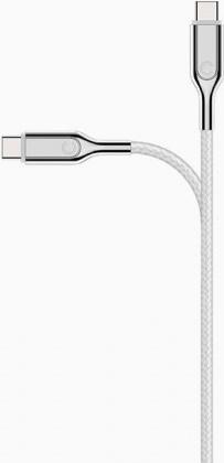 Image du produit Cygnett Câble 3.1 USB-C vers USB-A (3Amp/60W) armé 1M -Blanc (1 m, USB 1.0, 60 W)