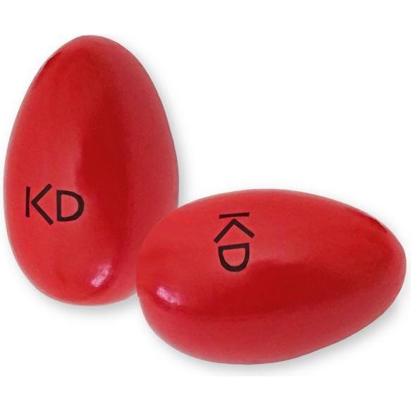 keepdrum Shaker Eggs aus Holz Rot 1 Paar (Perkussion), Perkussion, Rot