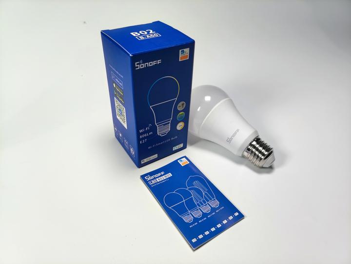 Produktbild Sonoff B02-B-A60 - Wi-Fi Smart LED Bulb (E27, 806 lm, 1x)