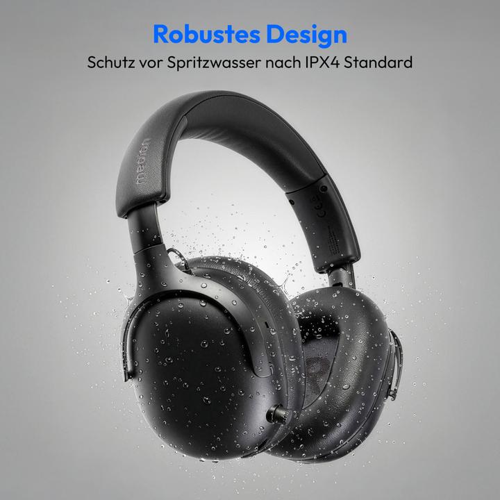 Actual product image Medion LIFE HX-1 Plus Over Ear-Kopfhörer schwarz (ANC, 100 h, Wireless)