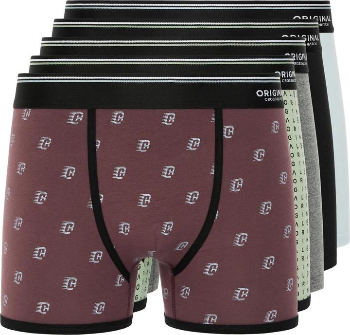 Produktbild Crosshatch Motifix Boxershorts (5erPack) (M, 5er Pack)