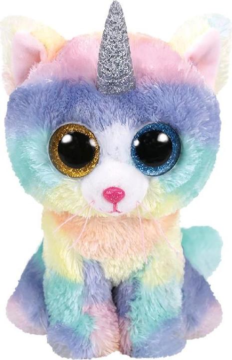 Actual product image Ty Cat Heather with unicorn (15 cm)