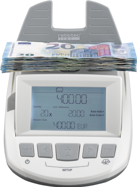 Actual product image ratiotec Money Scale RS 1000 (Made in Germany) (Bank note counter)