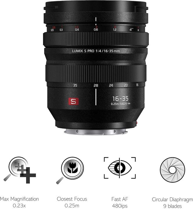Produktbild Panasonic Lumix S 16-35mm f/4 Pro (L-Mount, Vollformat)