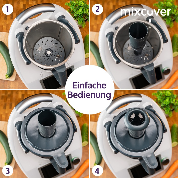 Immagine prodotto Mixcover Tagliaverdure a spirale compatibile con Thermomix TM6 TM5