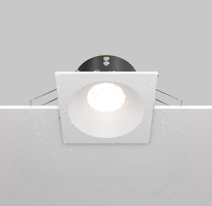 Immagine prodotto Maytoni Zoom Downlight, apparecchio da incasso GU10 quadrato bianco IP65 impermeabile (GU10)