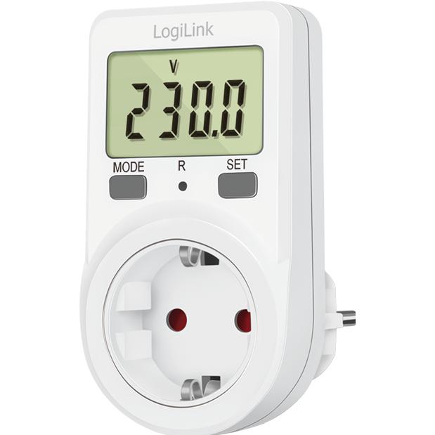 LogiLink, Misuratore energia, Contatore di costi energetici, bianco