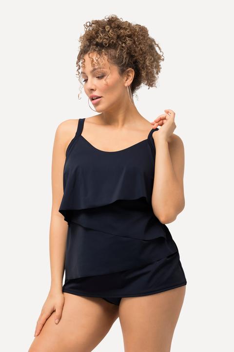 Produktbild Ulla Popken Tankini, Lagenoptik, Softcups, recycelt (48 B)
