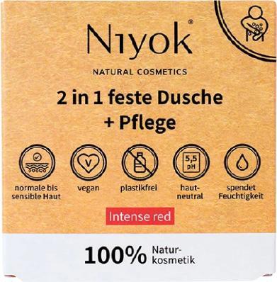 Immagine prodotto Niyok Gel doccia solido Intense Red 81 g