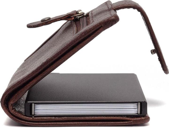 Immagine prodotto The Chesterfield Brand Portacarte di credito Antique Buff con protezione RFID in pelle 7 cm