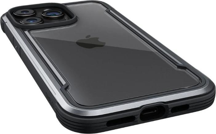 Actual product image remarket.ch iPhone 15 Pro - Raptic/X-Doria Defence Shield Black (Apple iPhone 15 Pro)