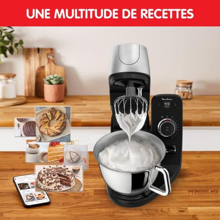 Actual product image Moulinex Automatic Program Kitchen Machine with Free App Coaching and Silent Operation