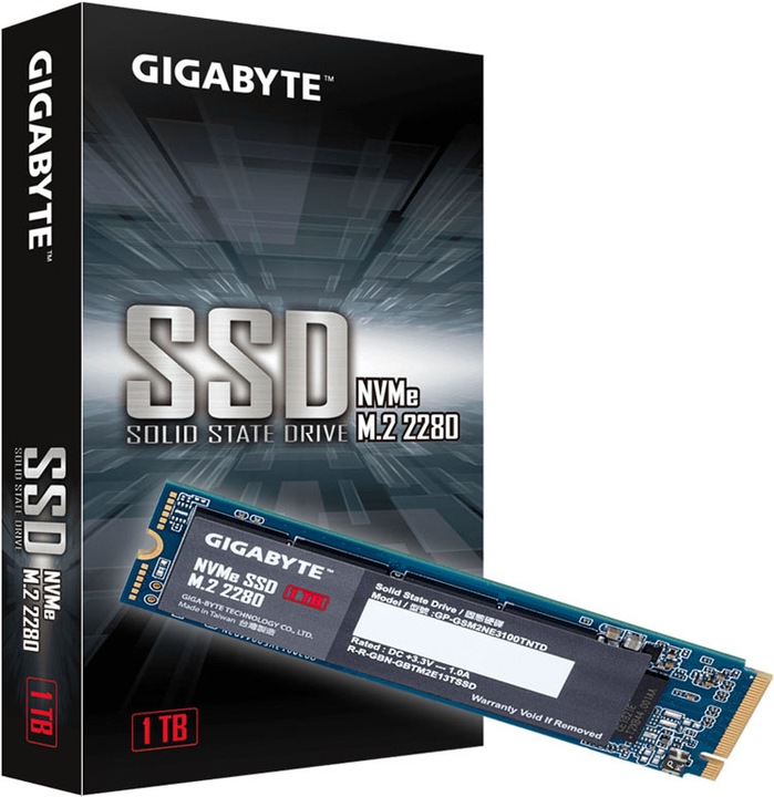 Actual product image Gigabyte GP-GSM2NE3100TNTD (1000 GB, M.2 2280)