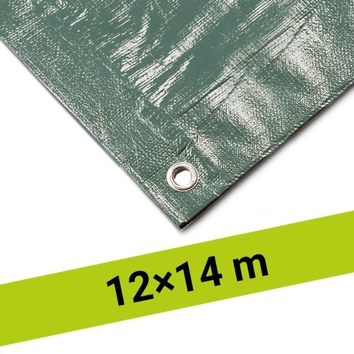 Actual product image Keller Fahnen Allzweckblachen 12x14 m green 2.0 200 g/m2 (12 x 14 m)
