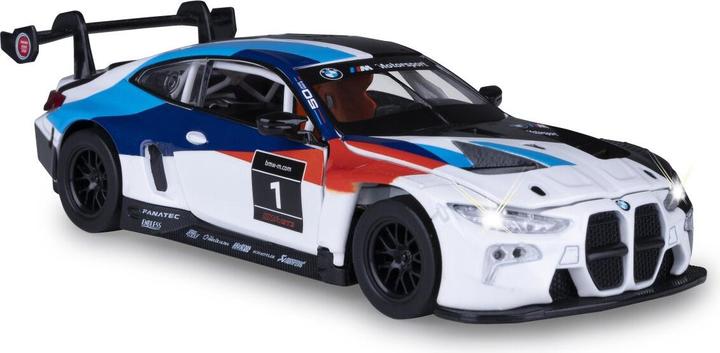 Produktbild BMW M4 GT3 Diecast 1:32 weiss inkl. Knopfzellen