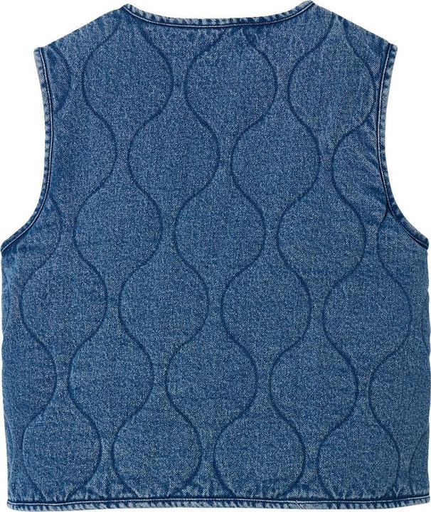 Actual product image Jonen Jeansweste mit Wellensteppung, Mädchen (128)
