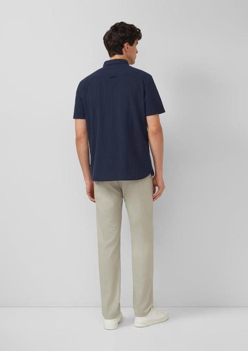 Immagine prodotto s.Oliver Regular Fit: Strukturiertes Kurzarmhemd aus Baumwolle (M)