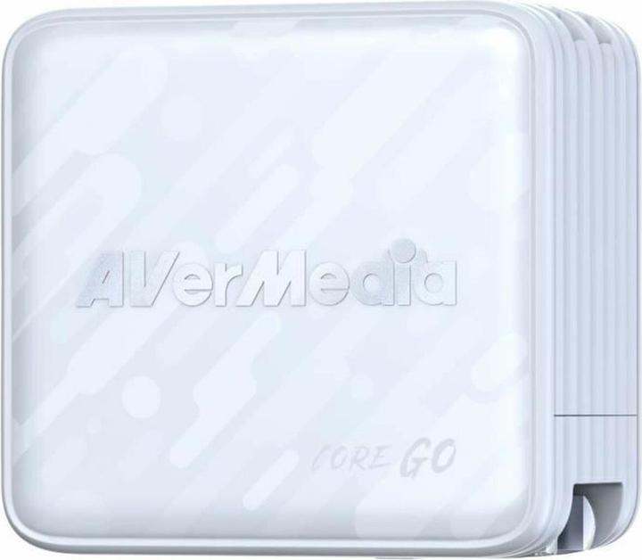 Produktbild AVerMedia Ladedock, Core GO (GC313) White, 100W GaN, HDMI