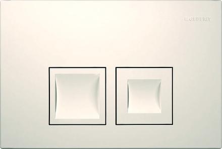 Produktbild Geberit Betaetig.-Platte DELTA 50 115.135.11.1 f.UP-Spk., 2-Mengen-Ausl., weiss