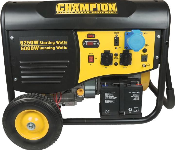 Produktbild Champion Power Equipment 5500 Watt Benzingenerator (5000 W, 25 l)