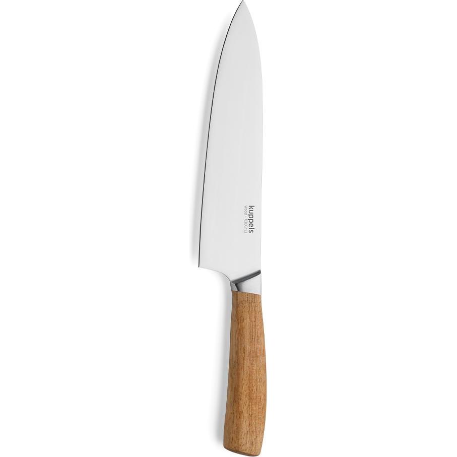 Kuppels WOOD Kochmesser 8", Akazienholz, Küchenmesser, Braun