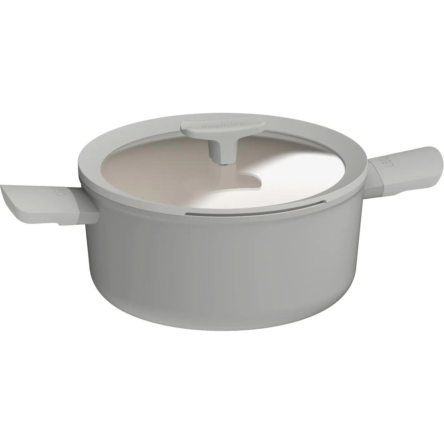 Thumbnail - BergHoff Leo Recycled Kookpot + Deksel 2, Pfanne + Kochtopf, Grau