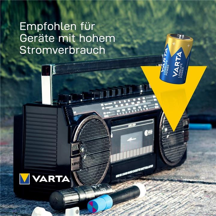 Actual product image Varta Longlife Power (1 pcs., D, 16500 mAh)