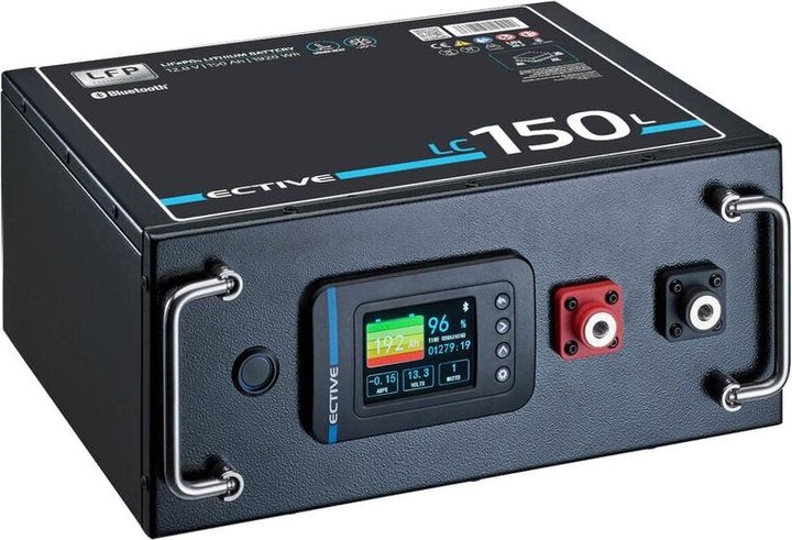 Produktbild Ective LC 150L LT 12V LiFePO4 Lithium Untersitzbatterie 150Ah (12 V, 150 Ah)