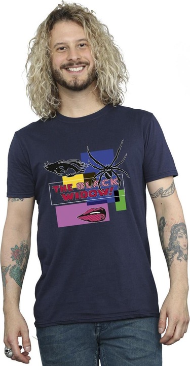 Immagine prodotto Black Widow Pop Art Maglietta Uomo (4XL)