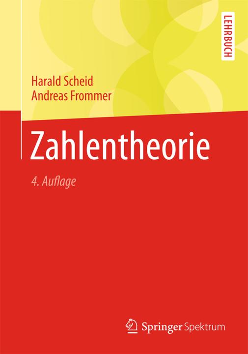 Produktbild Zahlentheorie (Deutsch, Andreas Frommer, Harald Scheid, 2013)