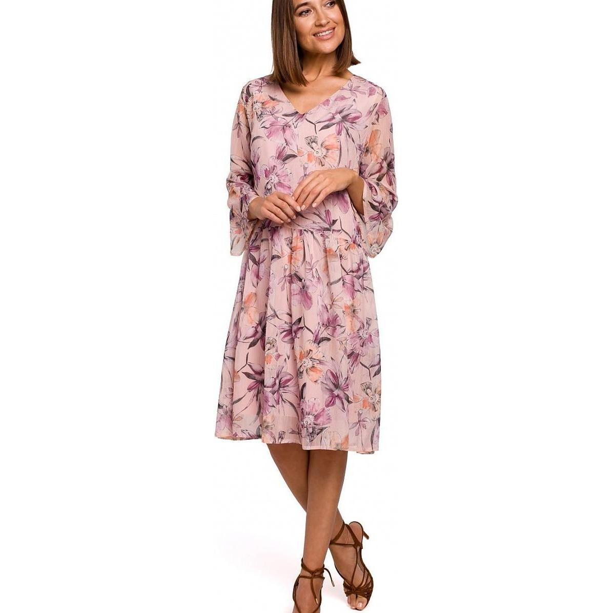 Stylove, Kleider, Alltagskleid, Rosa, (L)