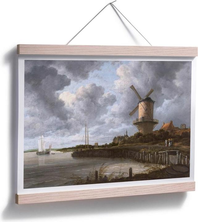Produktbild Trenddeko van Ruisdael - Die Windmühle von Wijk bei Duurstede (120 x 100 cm)