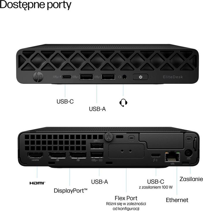 Produktbild HP EliteDesk 8 Mini G1i Desktop AI PC (512 GB, 16 GB)