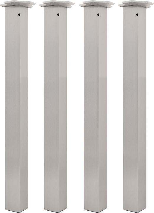 Vasalat CAMAR Tischbeine höhenverstellbar, Tischfuss 60x60mm, 705-735mm Edelstahl 4 Stück