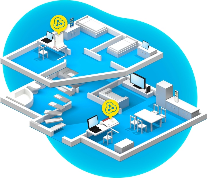 Produktbild AVM FRITZ!Repeater 3000 (1733 Mbit/s, 400 Mbit/s)