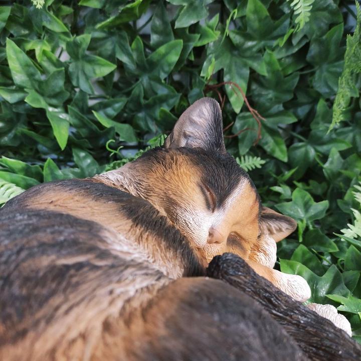 Actual product image Decorative figure cat sleeping