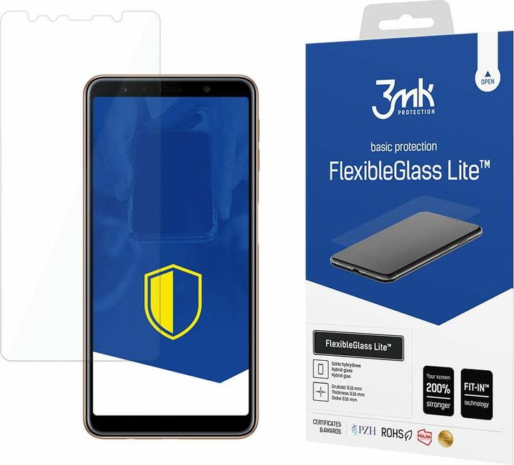 Actual product image 3MK Flexible Glass Lite do Samsung Galaxy A7 2018 (1 pcs., Samsung Galaxy A7 (2018))