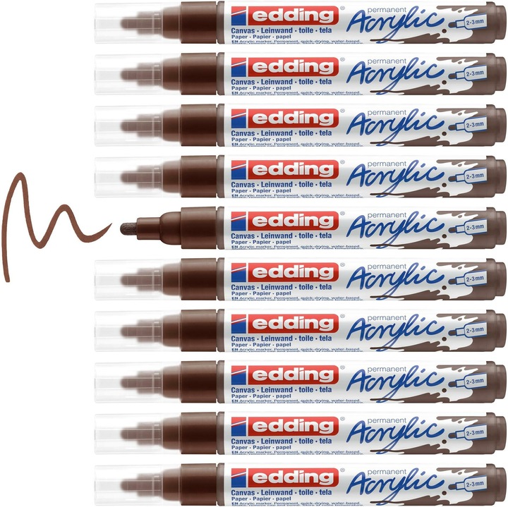 Produktbild Edding Acrylmarker 5100 Medium (Schokobraun, 3 mm, 1 x)