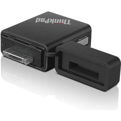 Thumbnail - Lenovo 0B47084, Dock zu VGA Monitor Adapter (Sub-D 15, 3.30 cm), Data + Video Adapter, Schwarz