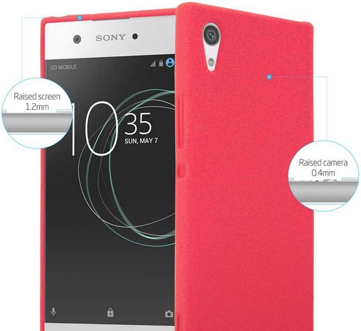 Actual product image Cadorabo TPU Frosted Cover (Sony Xperia XA1)