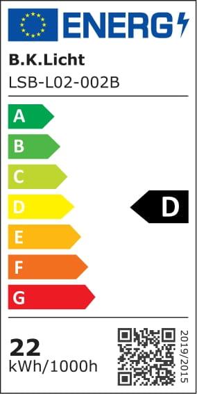 Energie-Label B.K.Licht Ultraflaches LED Panel mit Backlight (3000 lm)
