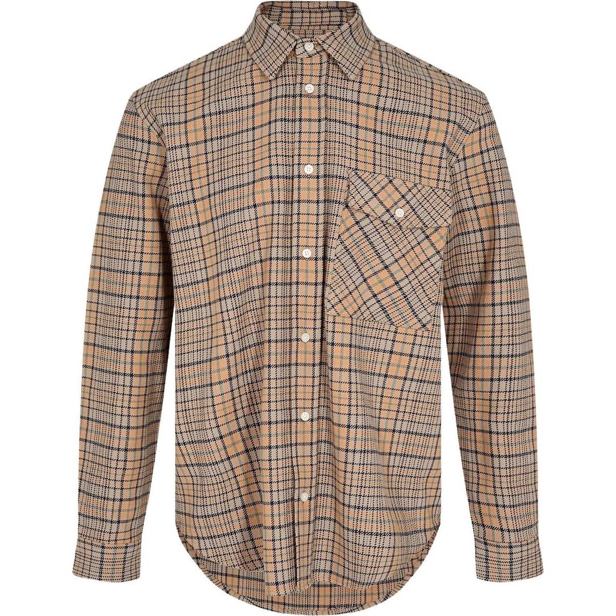 Minimum, Herren, Hemd, überhemd woad 9787, Braun, (L)