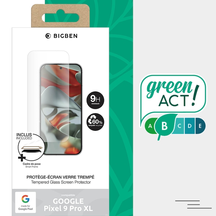 Actual product image Bigben Tempered glass film (1 Piece, Google Pixel 9 Pro XL)