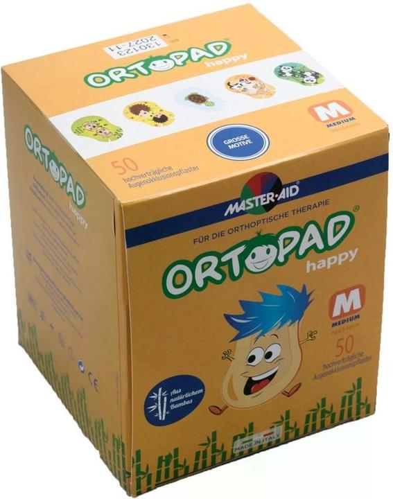 Actual product image Master Aid Eye patch Happy Medium 50 pieces (50 x)