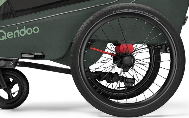 Produktbild Qeridoo Kidgoo 2 - Kinderfahrradanhänger für 2 Kinder