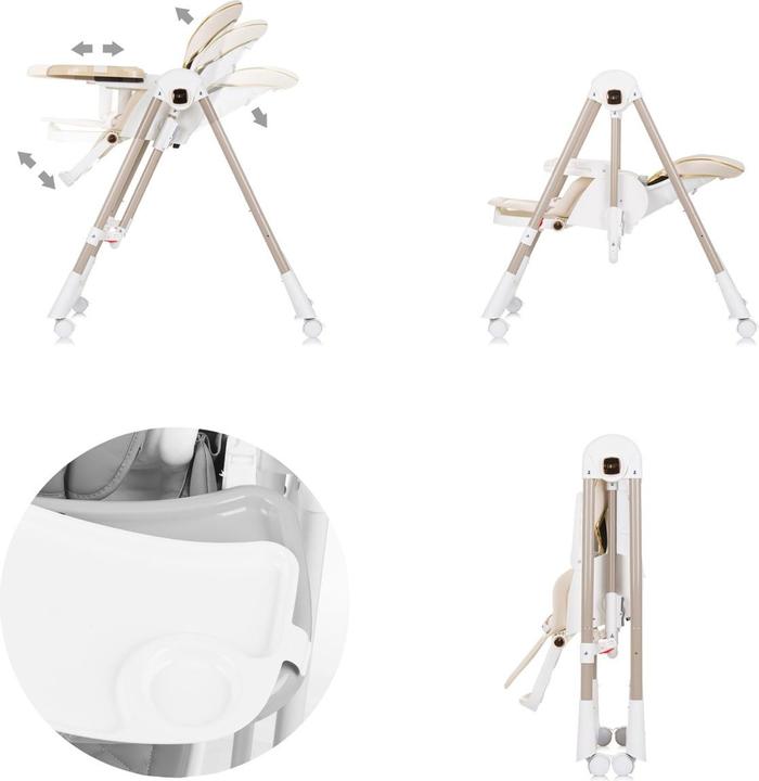 Image du produit Chipolino Chaise haute 2 en 1 Milk Shake (Chaise haute)